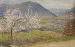 Vallata In Primavera by Napoleone Parisani