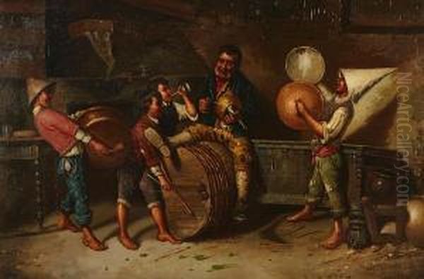 Merry-making At An Inn - view 1