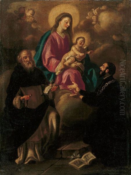 Madonna Mit Zwei Heiligen. - view 1