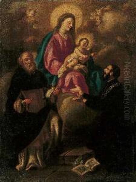 Madonna Mit Zwei Heiligen - view 1