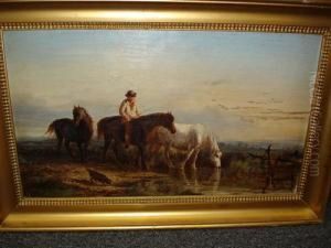 Watering The Horses
