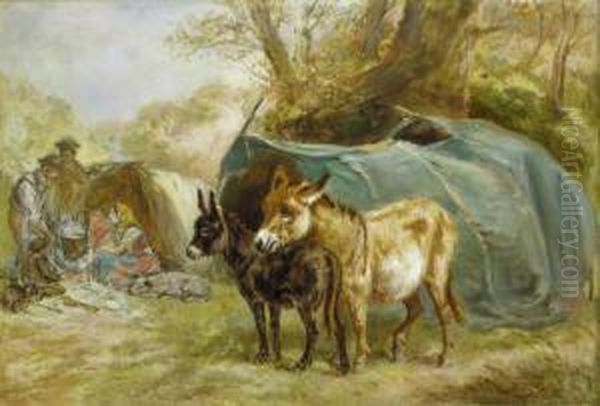 A Gypsy Camp - view 1