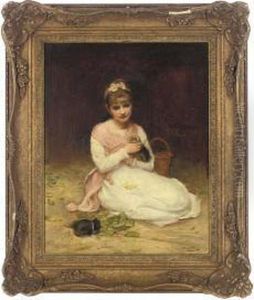 Feeding The Guinea Pigs by John Parker