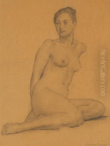 Seated Woman In A Dress - view 1