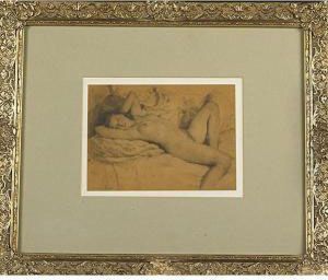 Reclining Nude by Lawton Silas Parker