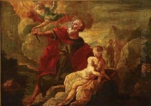 The Sacrifice Of Isaac by Michele Da Parma (see Rocca)