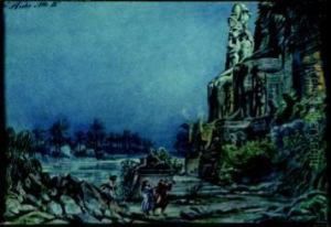 Bozzetto Per Il Iii Atto Di Aida Bozzetto Per Il Iii Atto Di Aida