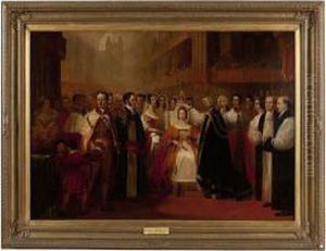 Coronation Of Queen Victoria, Early 19th Century by Edmund Thomas Parris