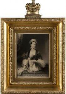 Royal Portrait Of Queen Victoria by Edmund Thomas Parris