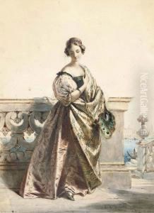 A Venetian Lady by Edmund Thomas Parris