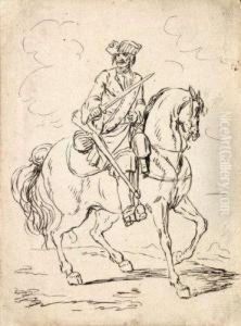 Cavalier Tenant by Charles Parrocel