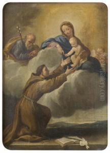 La Sainte Famille Et Saint Antoine De Padoue