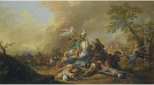 A Battle Between Christians And Turks