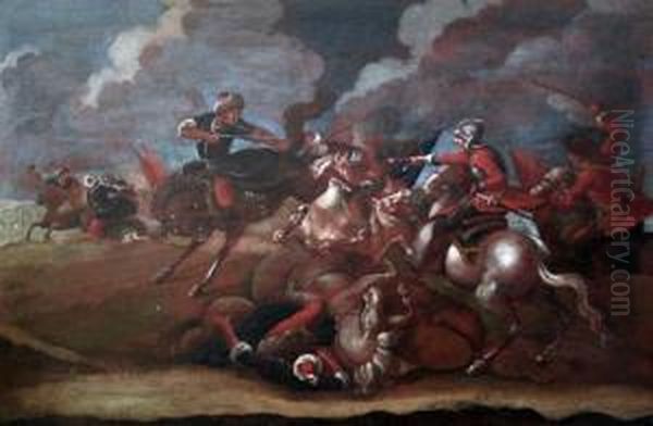 A Cavalry Skirmish - view 1
