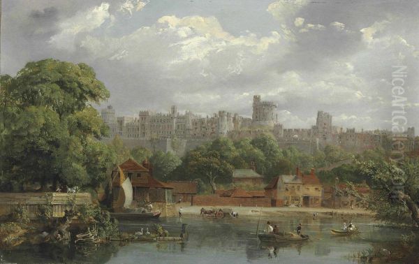 Windsor Castle From The Thames - view 1
