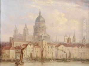 The Church Of Saint Paul's From Thethames