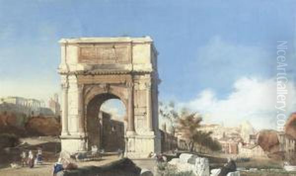 The Arch Of Titus, Via Sacra, Rome - view 1