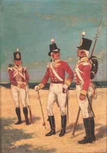 The 28th North Gloucestershire Regiment Of Foot, Egypt 1801; & A Companion by David Henry, Parry Snr.