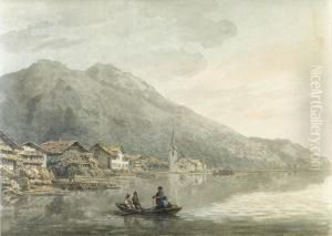 Gersau On The Lake Of Lucerne, Switzerland by William Pars
