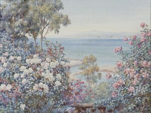 The Rose Garden, Porlock Bay, Somerset by Beatrice Emma Parsons