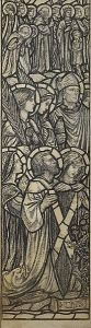 Three Cartoons For The Stained Glass Window 'this Honour Have All His Saints' In All Saints Church, St Andrews by Karl Parsons