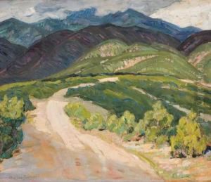 New Mexico Landscape - 1917 by Sheldon Parsons