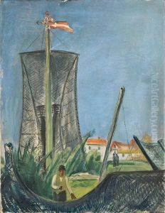 Fischernetze (nidden) by Alfred Partikel