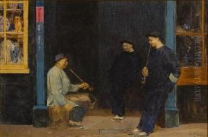 Scenes From Chinatown, San Francisco by John Herbert Evelyn Partington