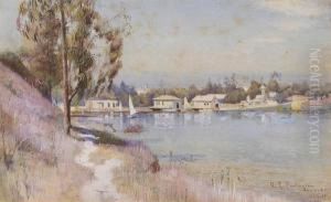 Views Of The Oakland Boat Basin by Richard Langtry Partington
