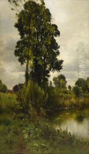 Sommarlandskap by Ernest Parton