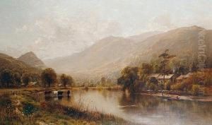 Castle Crag, Borrowdale by Ernest Parton
