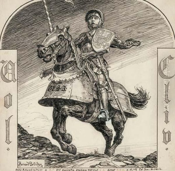 An Illustration For Punch Commemorating America's Entry Into The Great War (1914-18) - view 1