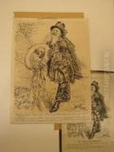 "the New Frightfulness", Signed 'bernard Partridge', Inscribed With Title, Pen And Ink by Bernard, Sir Partridge