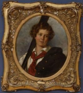 Portrait Of Arthur Lennox Peel by John Partridge
