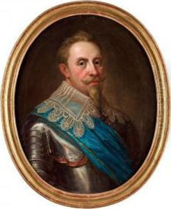 Konung Gustaf Ii Adolf by Lorenz Ii Pasch