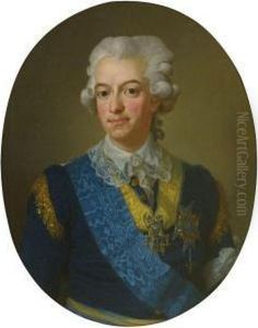 King Gustavus Iii Of Sweden by Lorenz Ii Pasch