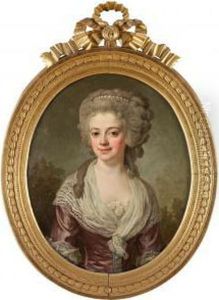 Hedvig Charlotta Gorges by Lorenz Ii Pasch