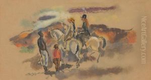 Deux Amazones by Jules Pascin