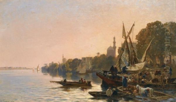 A Ferry On The Nile - view 1