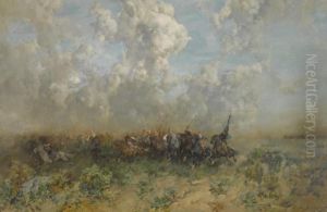 The Rout by Alberto Pasini