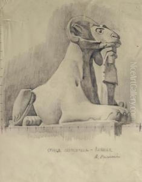 Sfinge Criocefala - Karnak - view 1