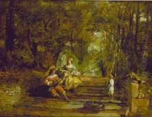 The Young Troubadour by Daniel I Pasmore