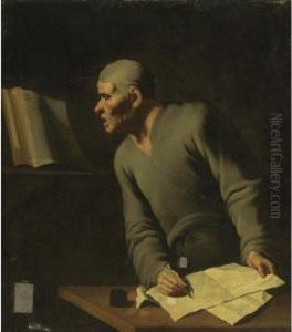 Portrait Of A Scholar by Bartolomeo Passante