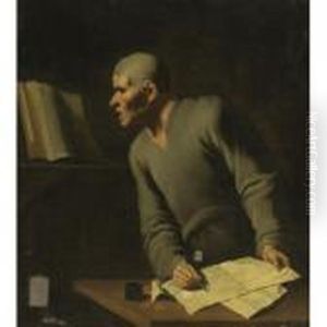Portrait Of A Scholar by Bartolomeo Passante