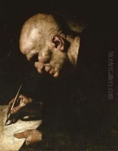 A Monk Scribe by Bartolomeo Passante