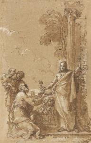 Jesus Gives Peter The Keys - view 1