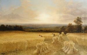 Harvest Scene by Charles Henry Passey