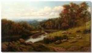 "barden Towers, Bolton Woods, Yorks" by Charles Henry Passey