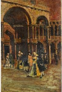 A Passeggio A Venezia by Luigi Pastega