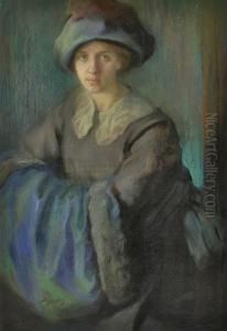 Bildnis Einer Jungen Dame Mit Muff